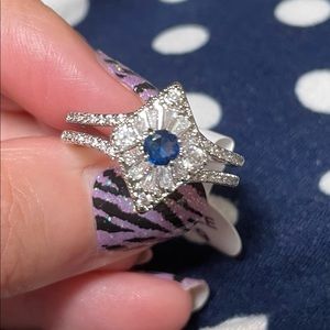 Bomb Party sapphire ring size 9